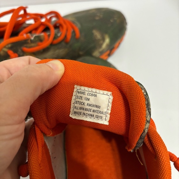 Realtree Men's Cobra Sneaker
Hunting Shoes Camouflage Size 12 M - Picture 6 of 6